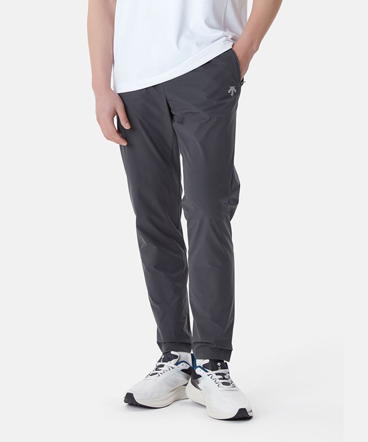 데상트(DESCENTE) 액티브핏 10부 팬츠 차콜 그레이(SP123XPT28)
