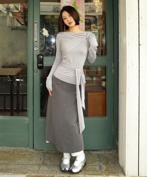 [COA line]스트랩메리제인 파드샤 러그솔 실버