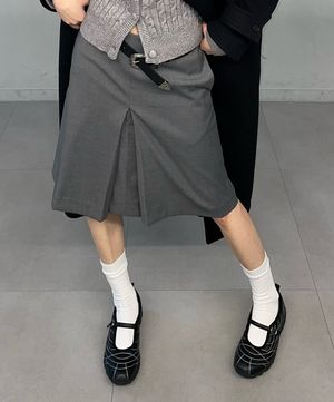 [COA line]스트랩메리제인 파드샤 러그솔 블랙