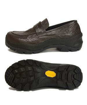 빈티지 하이브리드 비브람 로퍼 브라운