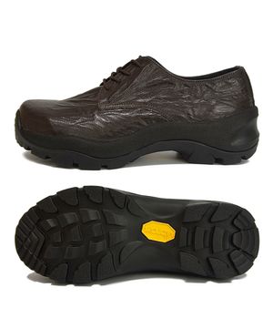 빈티지 하이브리드 비브람 더비 브라운