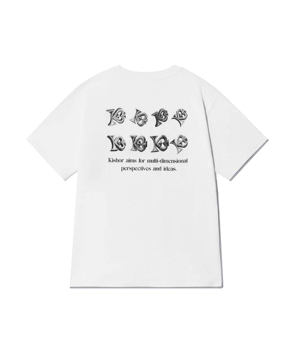 키쇼르(KISHOR) Kishor 25ss Multiple-Logo T-shirts (3 COLOR)