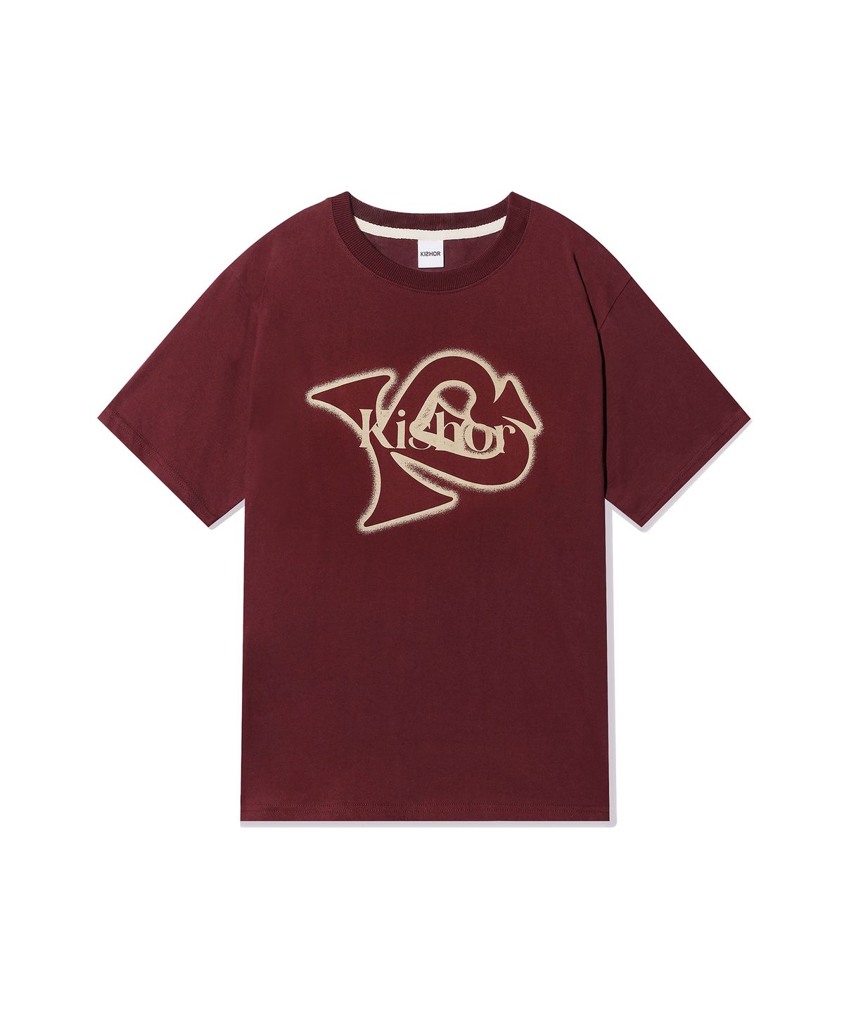 키쇼르(KISHOR) Kishor 25ss Slant-Logo T-shirts (4 COLOR)