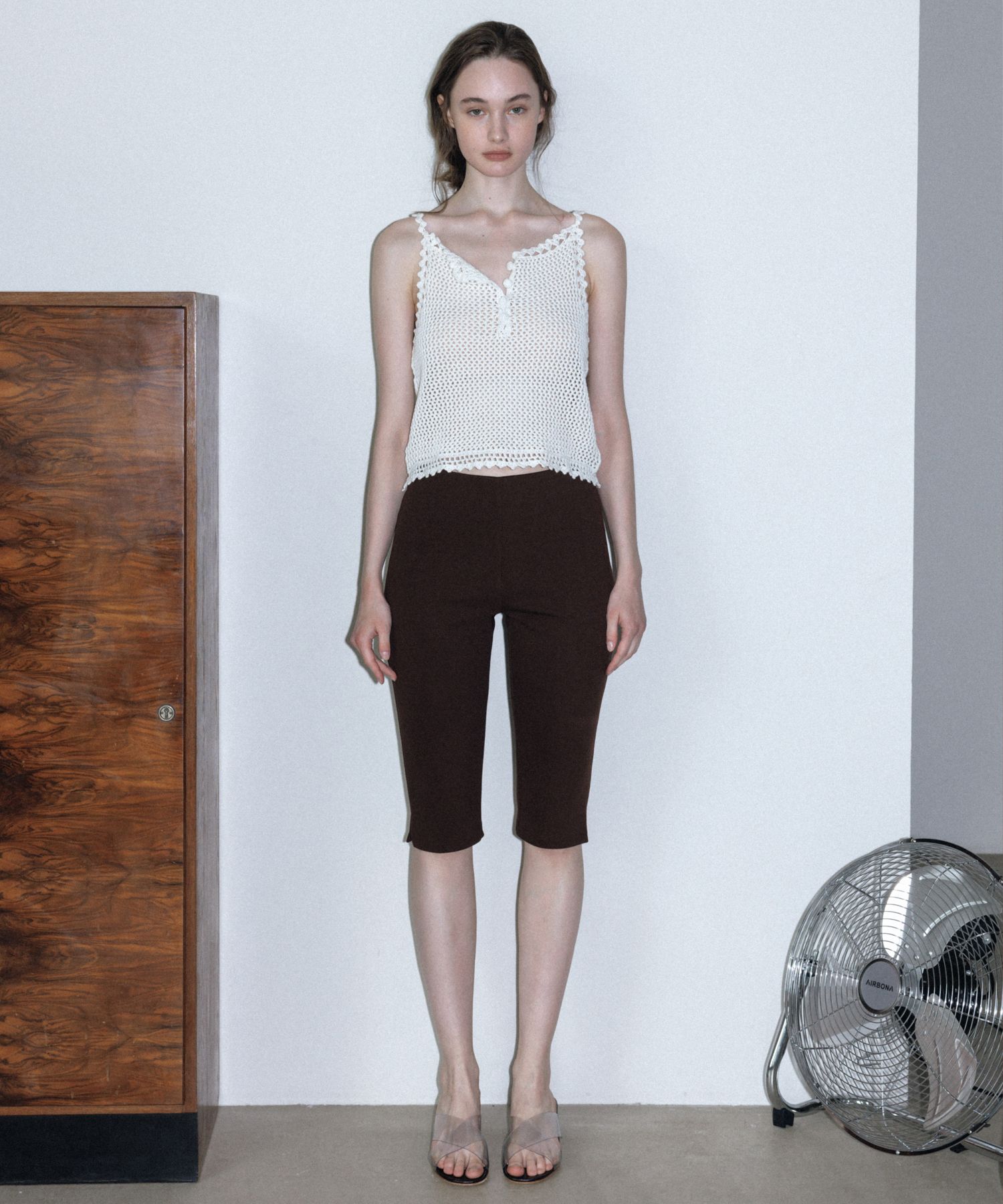 パンツ STUDIOTABLE : 25SS / CAPRI LEGGINGS PANTS (2COLORS) MUSINSA | STUDIOTABLE CAPRI LEGGINGS PANTS, BROWN