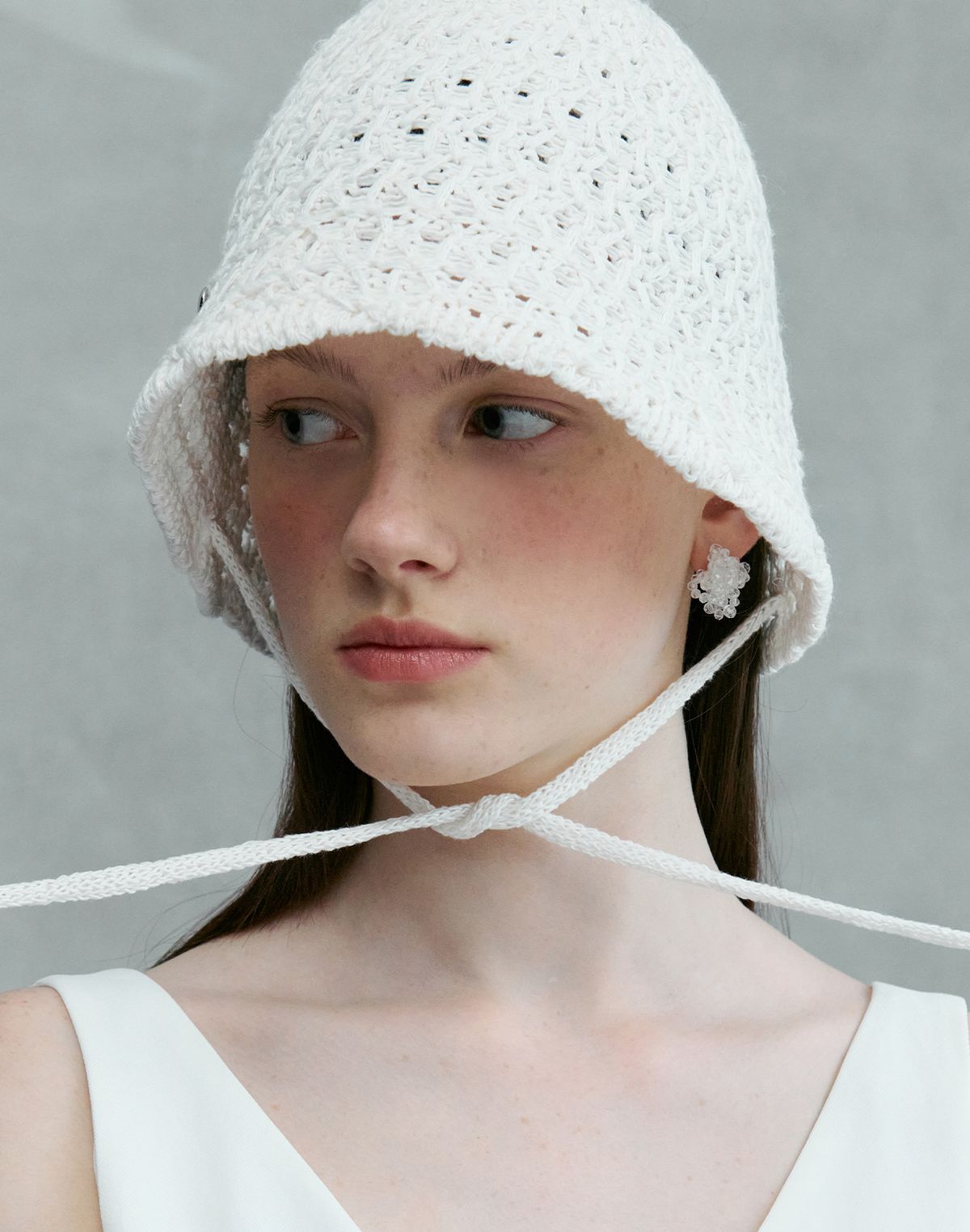빈티지헐리우드(VINTAGE HOLLYWOOD) Breeze Knit Bucket Hat_VH2536AC002M