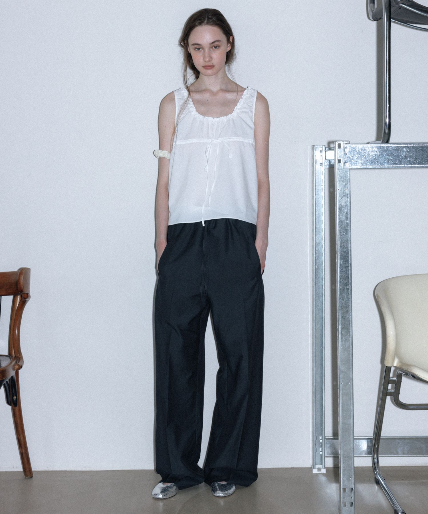 パンツ STUDIOTABLE : 25SS / DOUBLE WAIST BANDING COTTON PANTS MUSINSA | STUDIOTABLE DOUBLE WAIST BANDING COTTON PANTS