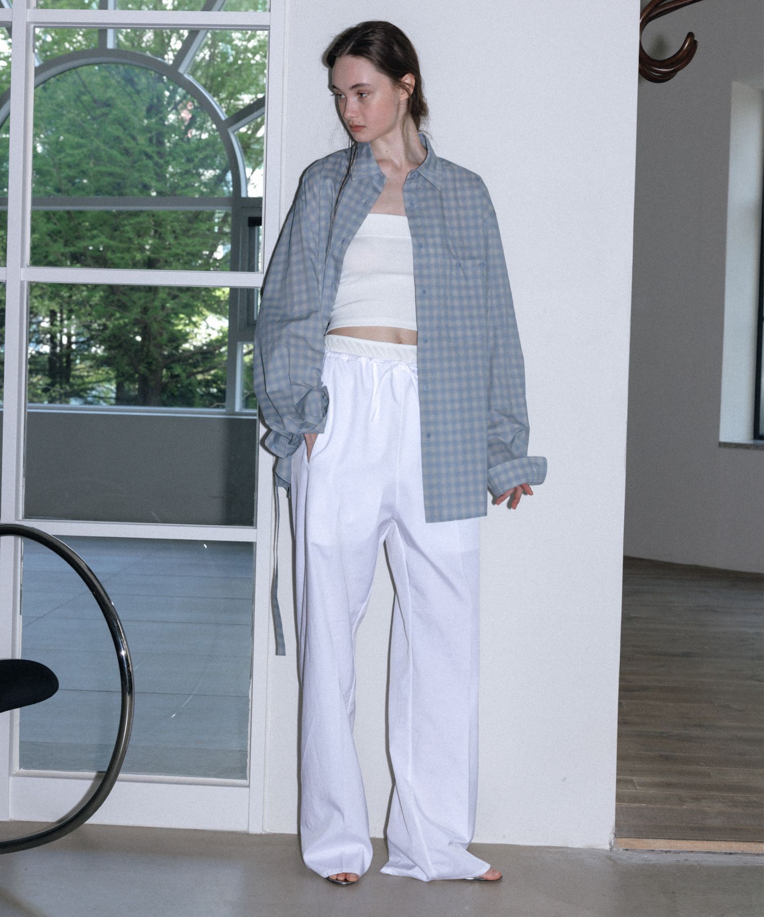 パンツ STUDIOTABLE : 25SS / DOUBLE WAIST BANDING COTTON PANTS MUSINSA | STUDIOTABLE DOUBLE WAIST BANDING COTTON PANTS