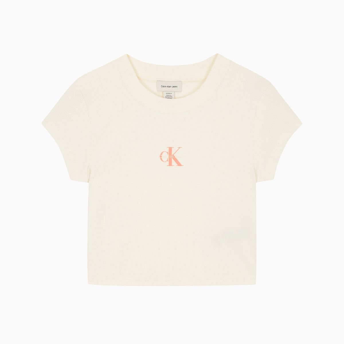 캘빈클라인 진(CALVIN KLEIN JEANS) 여성 모노그램 베이비 반팔 티셔츠 47AB802 YC9
