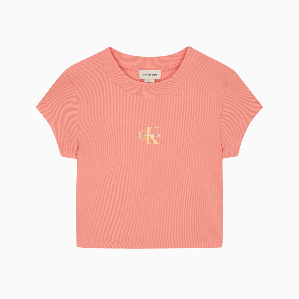 캘빈클라인 진(CALVIN KLEIN JEANS) 여성 모노그램 베이비 반팔 티셔츠 47AB802 VDW
