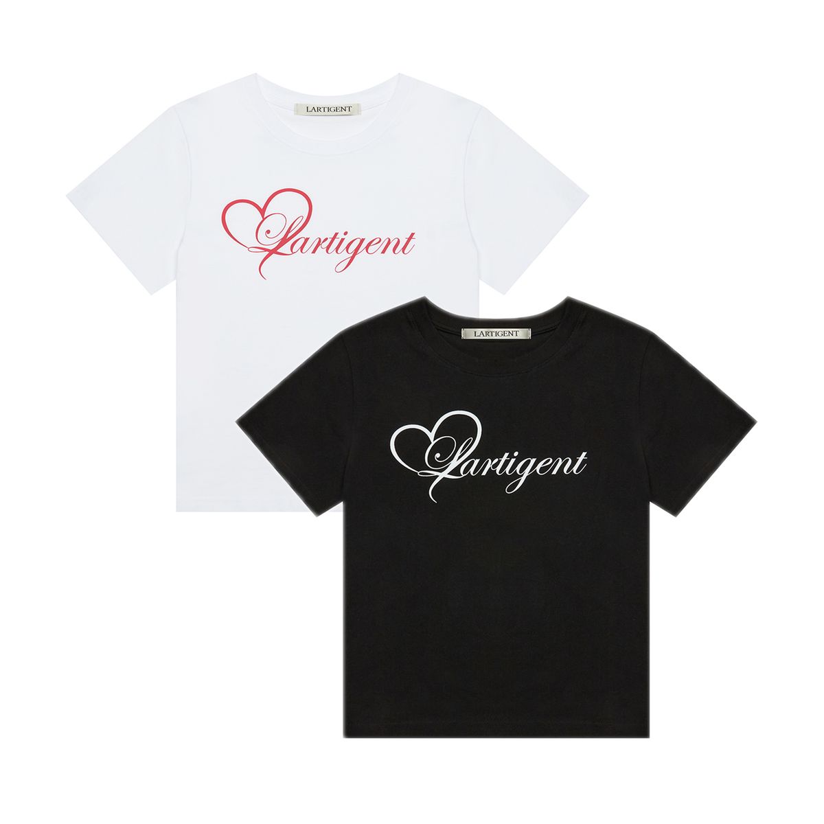 라티젠(LARTIGENT) LEX 2PACK LOGO T-SHIRT