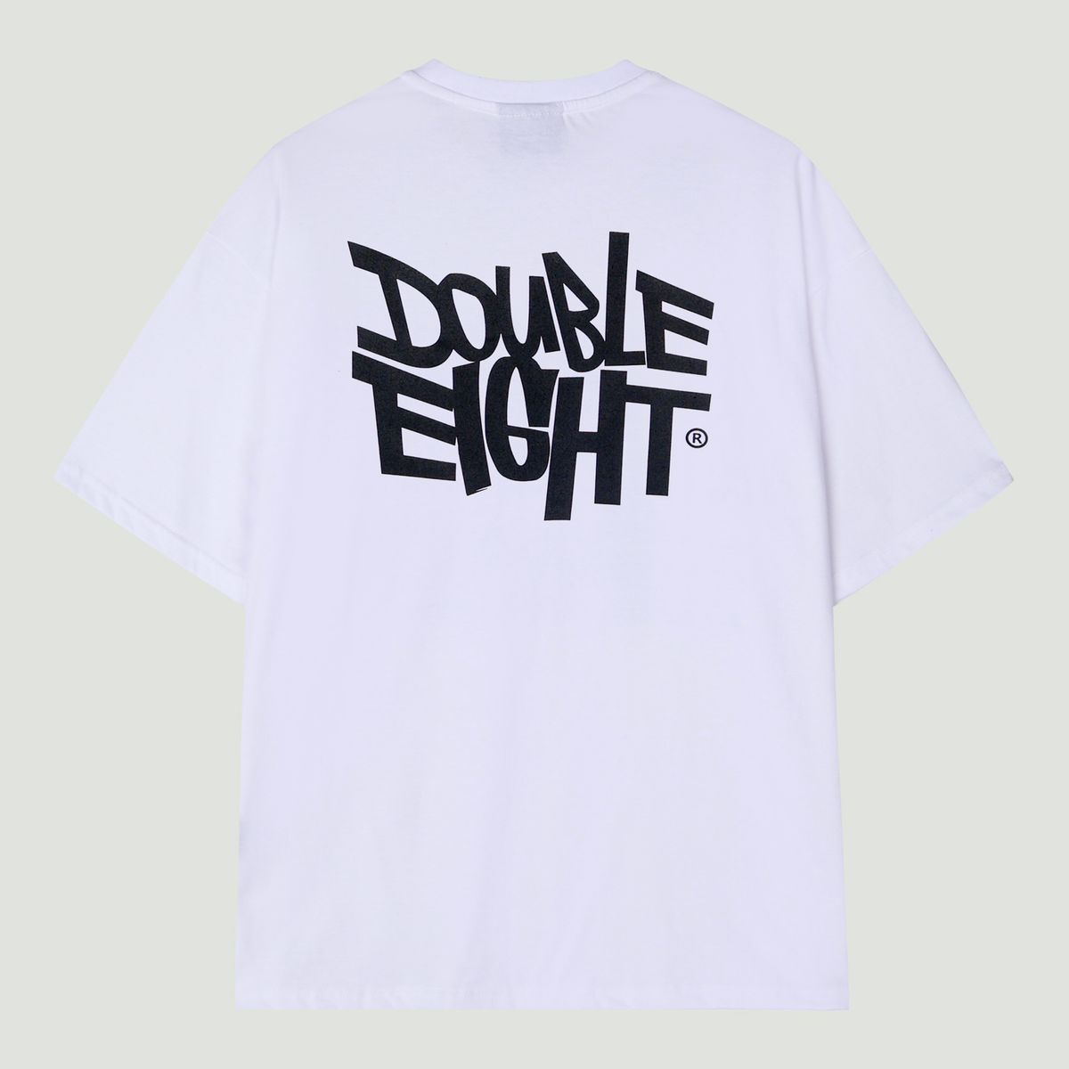 더블에잇(DOUBLE EIGHT) 더블 로고 반팔 (화이트)