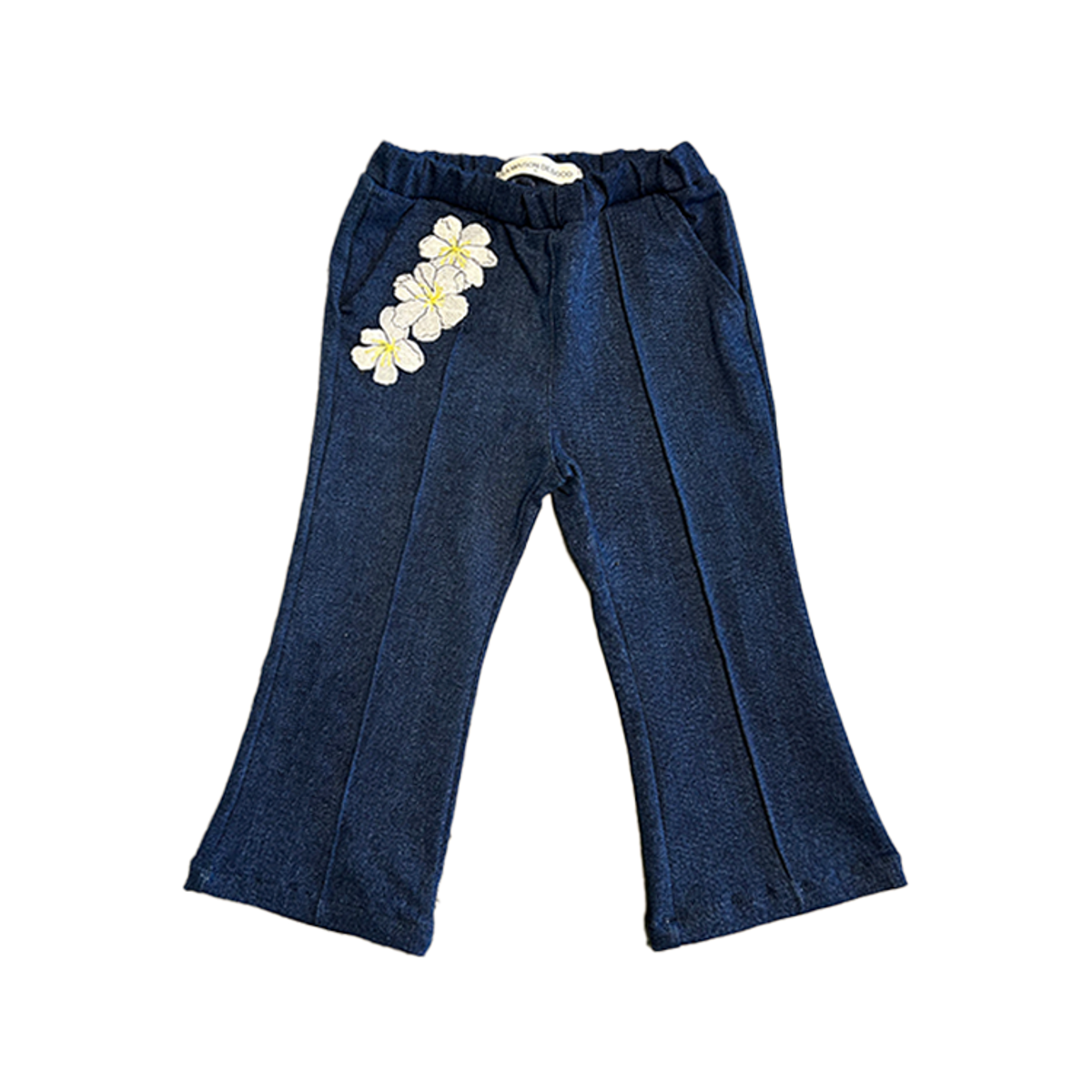 라메종드도도(LA MAISON DE DODO) Simply Dodo Belle Pants with White Flowers_나팔바지