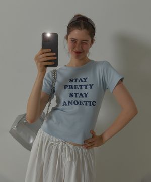 ANC STAY PRETTY T-SHIRT_BLUE