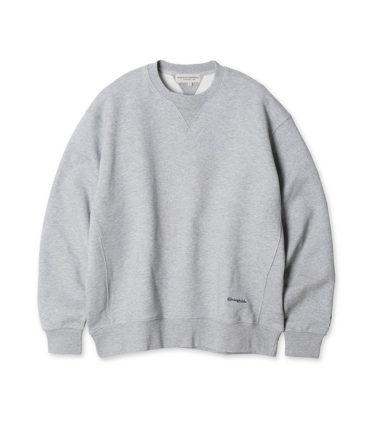 에든버러클럽(EDINBURGH CLUB) Logo Crewneck Sweatshirt (Grey)