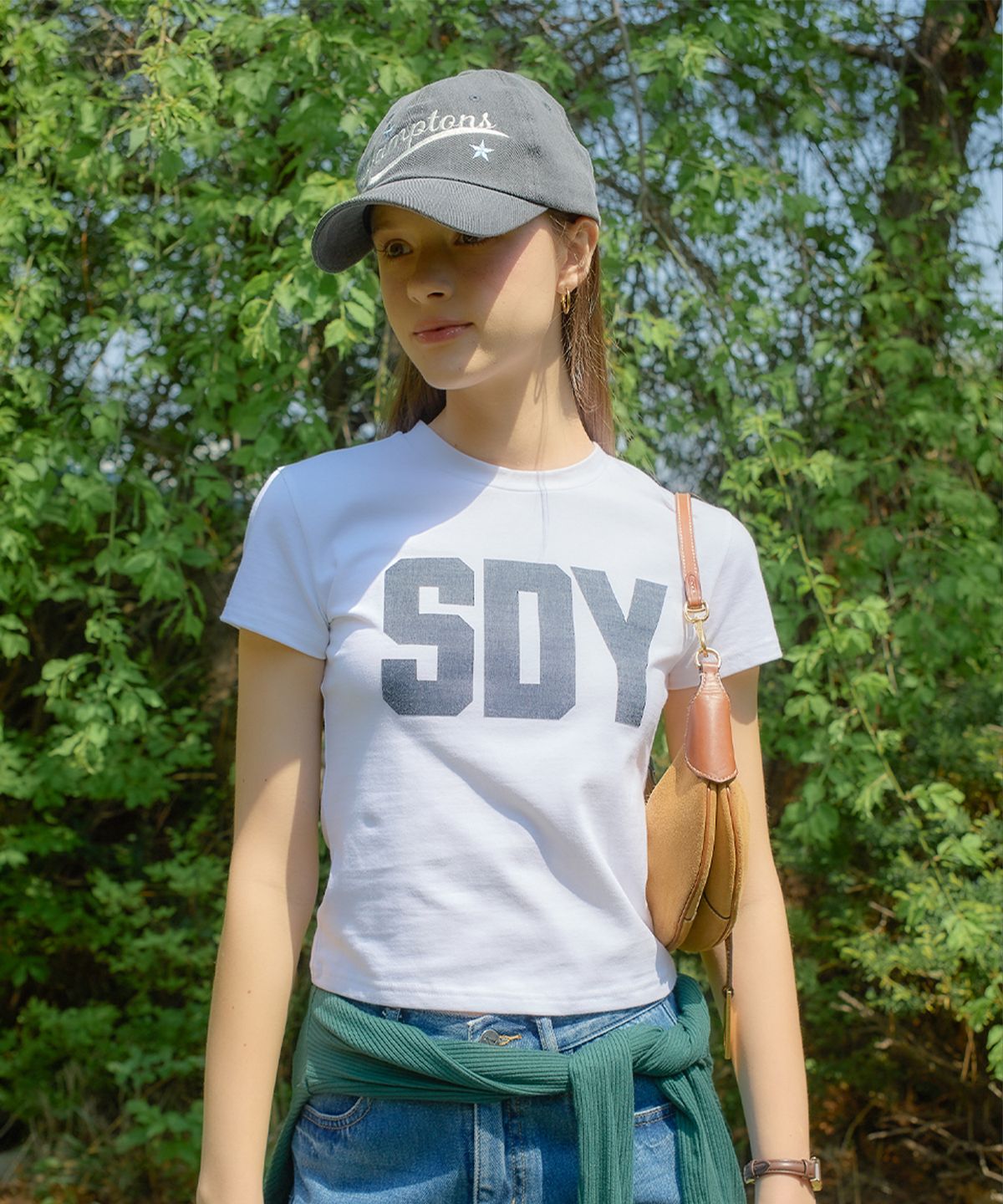 살롱 드 욘(SALON DE YOHN) SDY Logo Crop T_ White