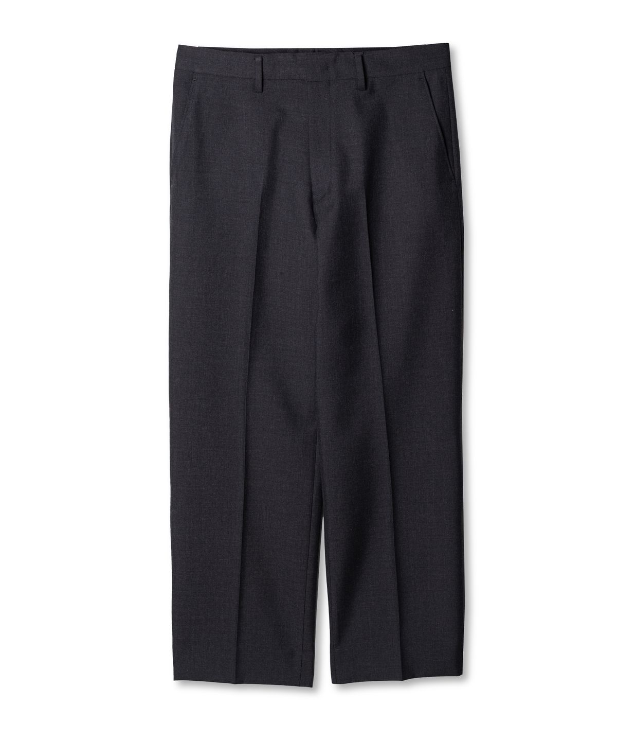에든버러클럽(EDINBURGH CLUB) [SET-UP] Wool Regular Fit Pants (Charcoal)