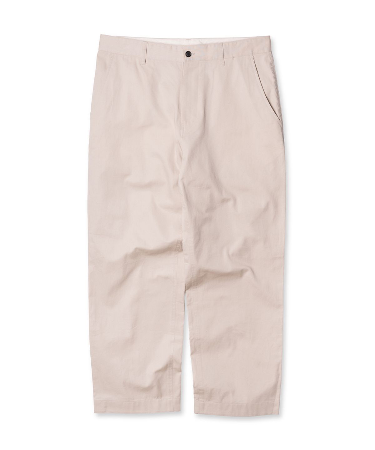 에든버러클럽(EDINBURGH CLUB) [SET-UP]Garment Washing Semi-Wide Pants (Beige)