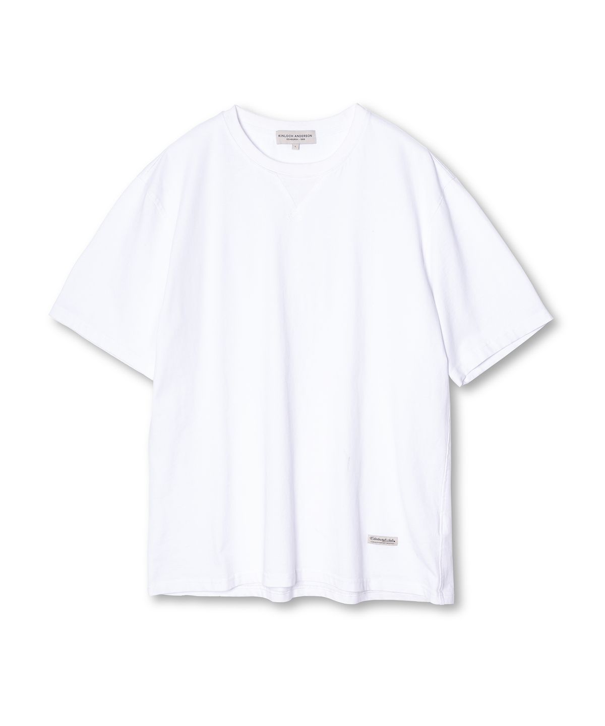 에든버러클럽(EDINBURGH CLUB) Short Sleeve Comfort T-Shirt (White)