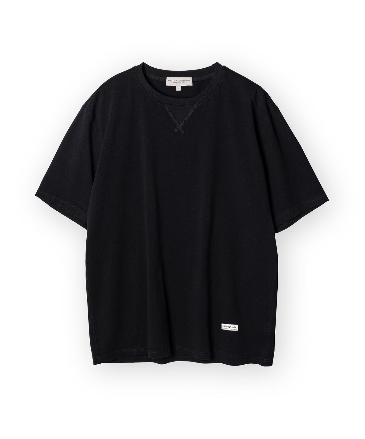 에든버러클럽(EDINBURGH CLUB) Short Sleeve Comfort T-Shirt (Black)