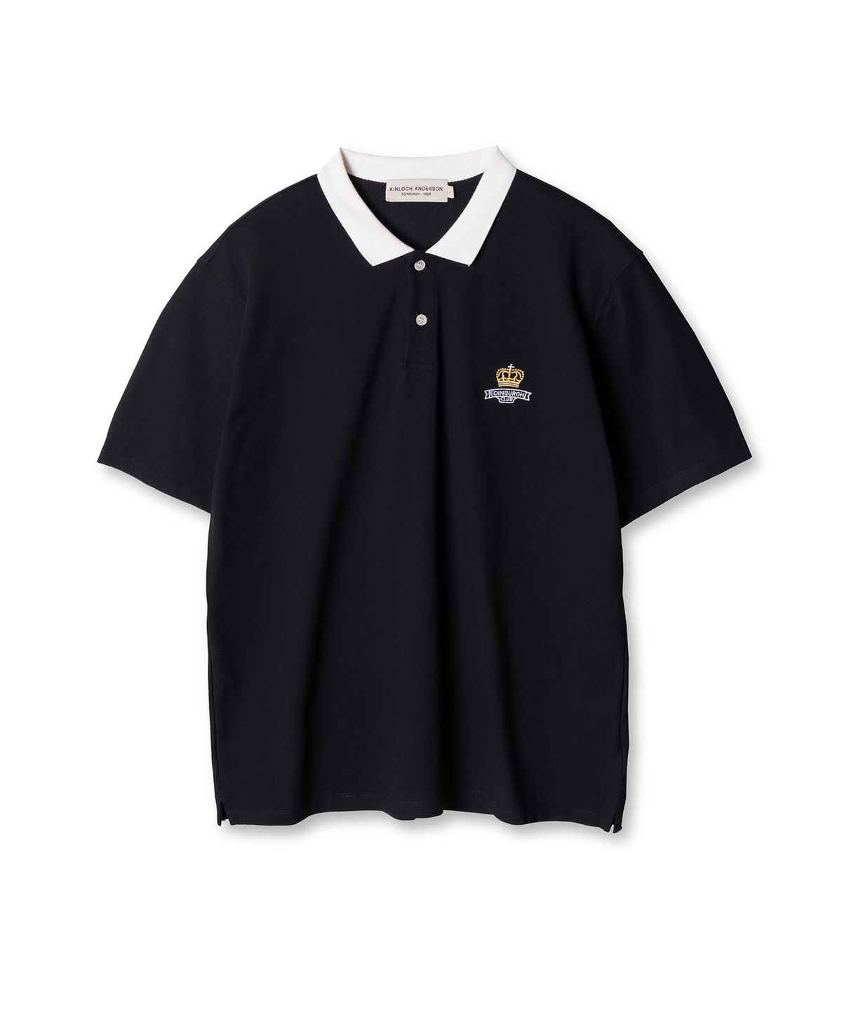 에든버러클럽(EDINBURGH CLUB) Rugby Polo T-Shirt (Black)