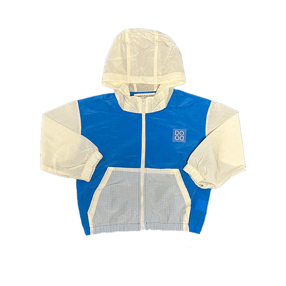 라메종드도도(LA MAISON DE DODO) Big Belly Color Block Windbreaker ( Azure Blue / White ) 바람막이