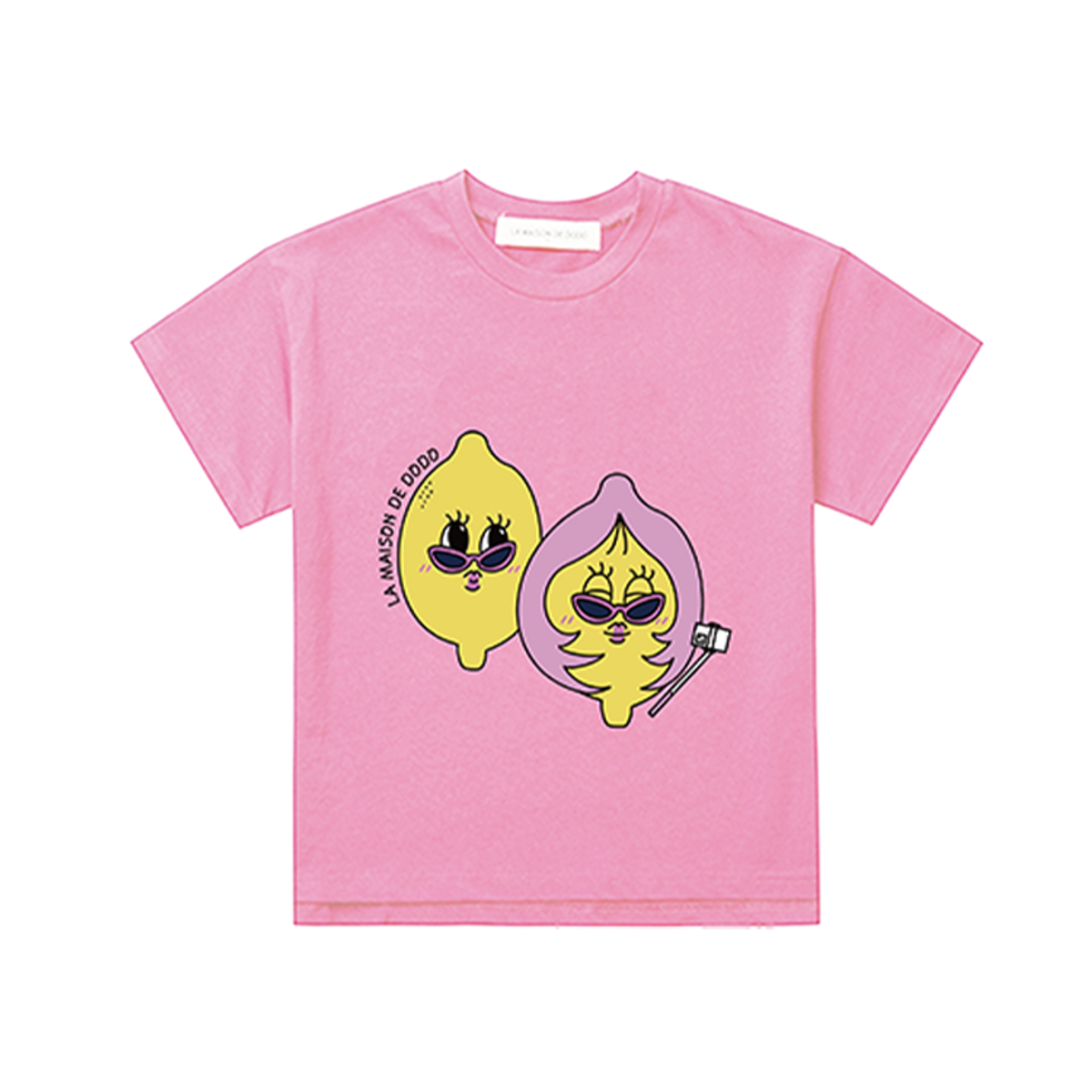라메종드도도(LA MAISON DE DODO) Dodos Watermelon T-Shirt with Influencer Lemon_Watermelon Pink_반팔티