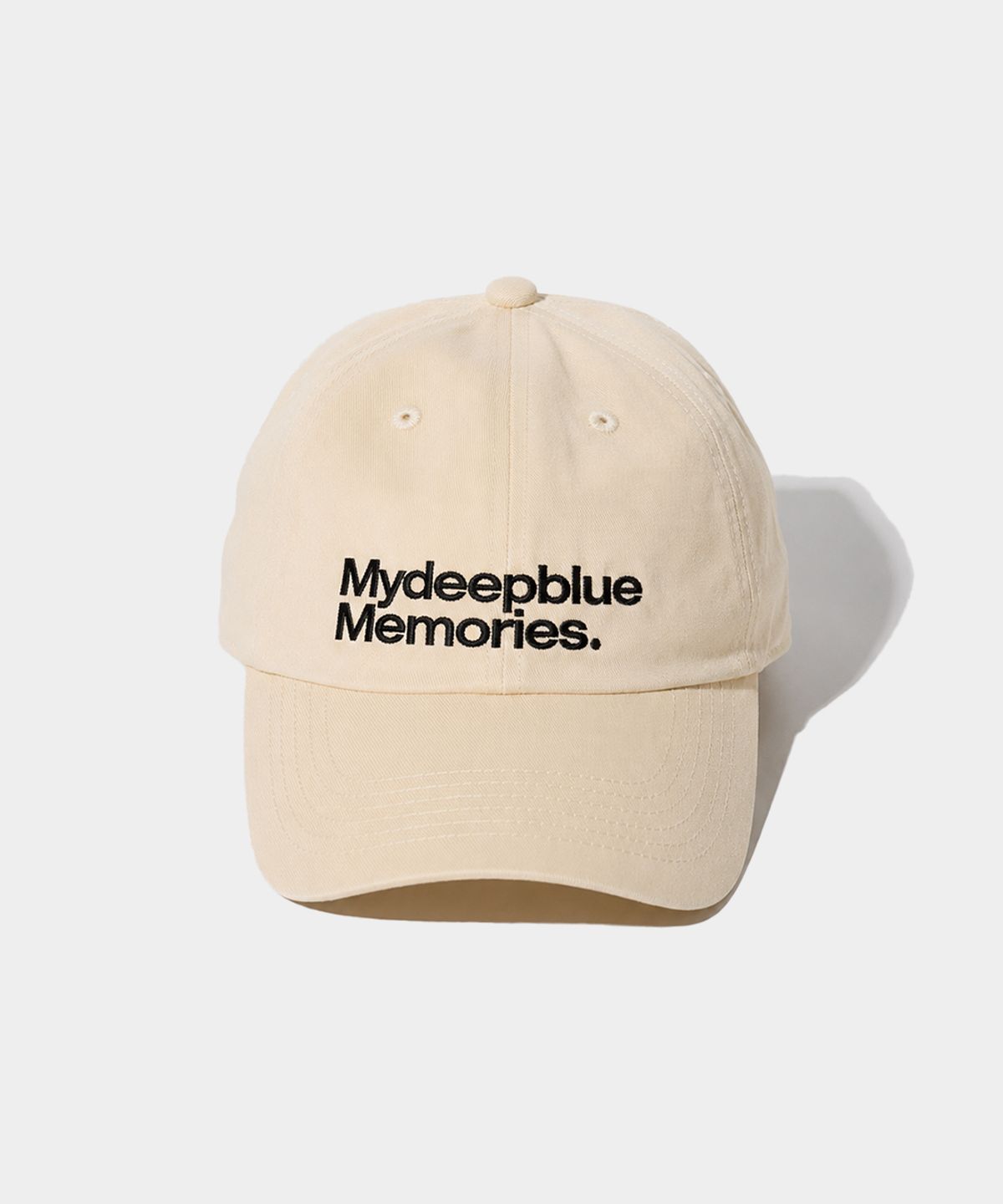 마이딥블루메모리즈(MY DEEP BLUE MEMORIES) MM MY MEMORIES WASHED CAP (BEIGE)