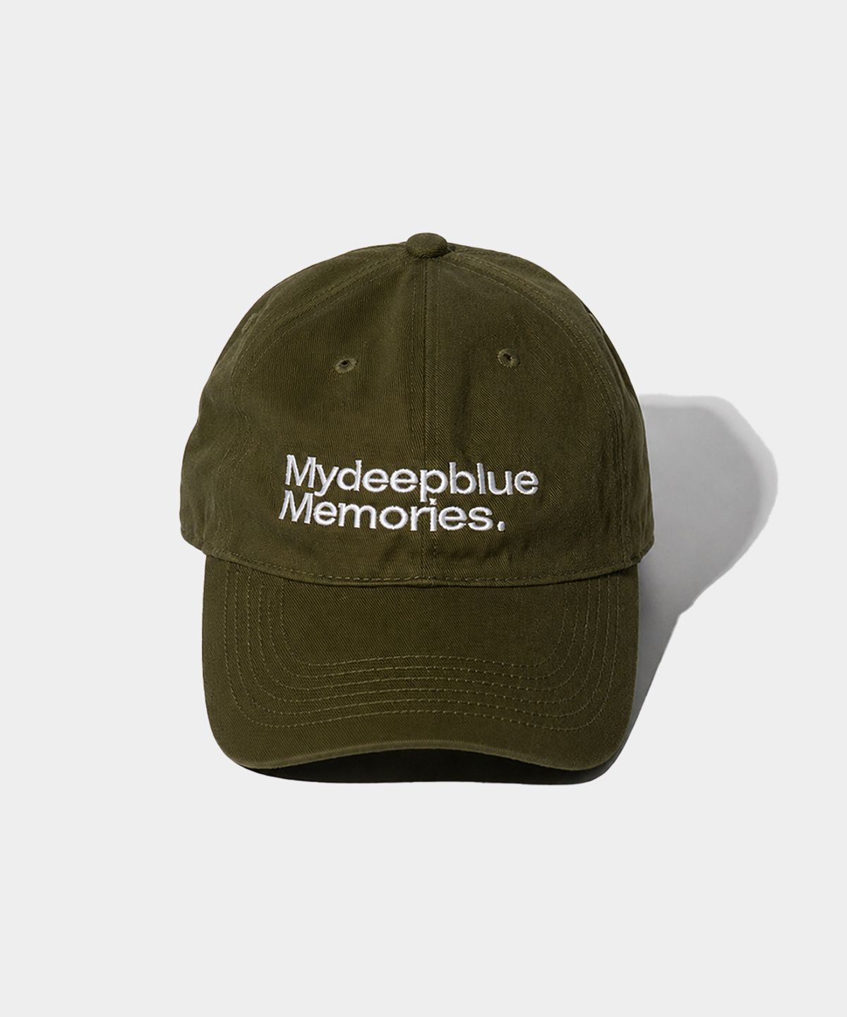 마이딥블루메모리즈(MY DEEP BLUE MEMORIES) MM MY MEMORIES WASHED CAP (KHAKI)