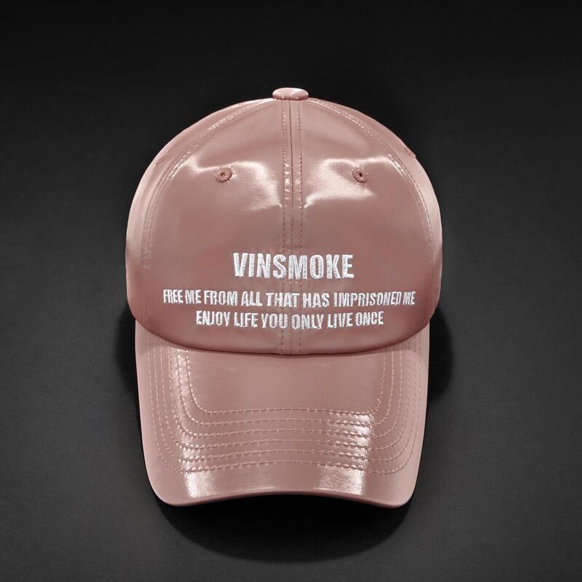 빈스모크(VINSMOKE) GLOSSY BALLCAP [Pink]