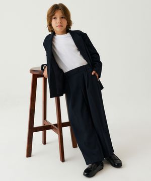 더블 브레스티드 블레이저 [네이비]