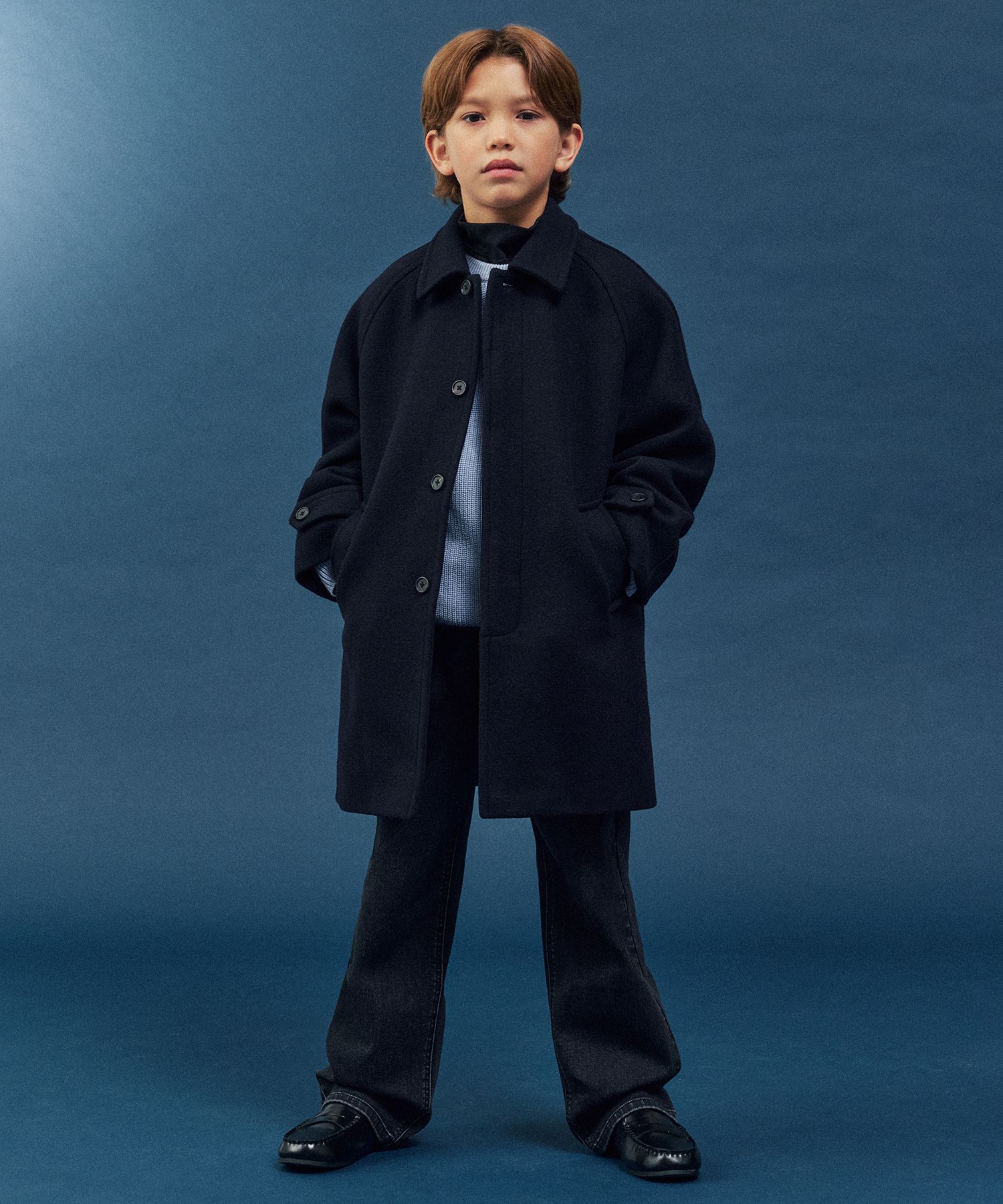 MUSINSA公式 | MUSINSA STANDARD KIDS カシミヤブレンドバルマカン