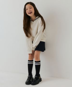 오버사이즈 세일러 스웨트셔츠 [크림]
