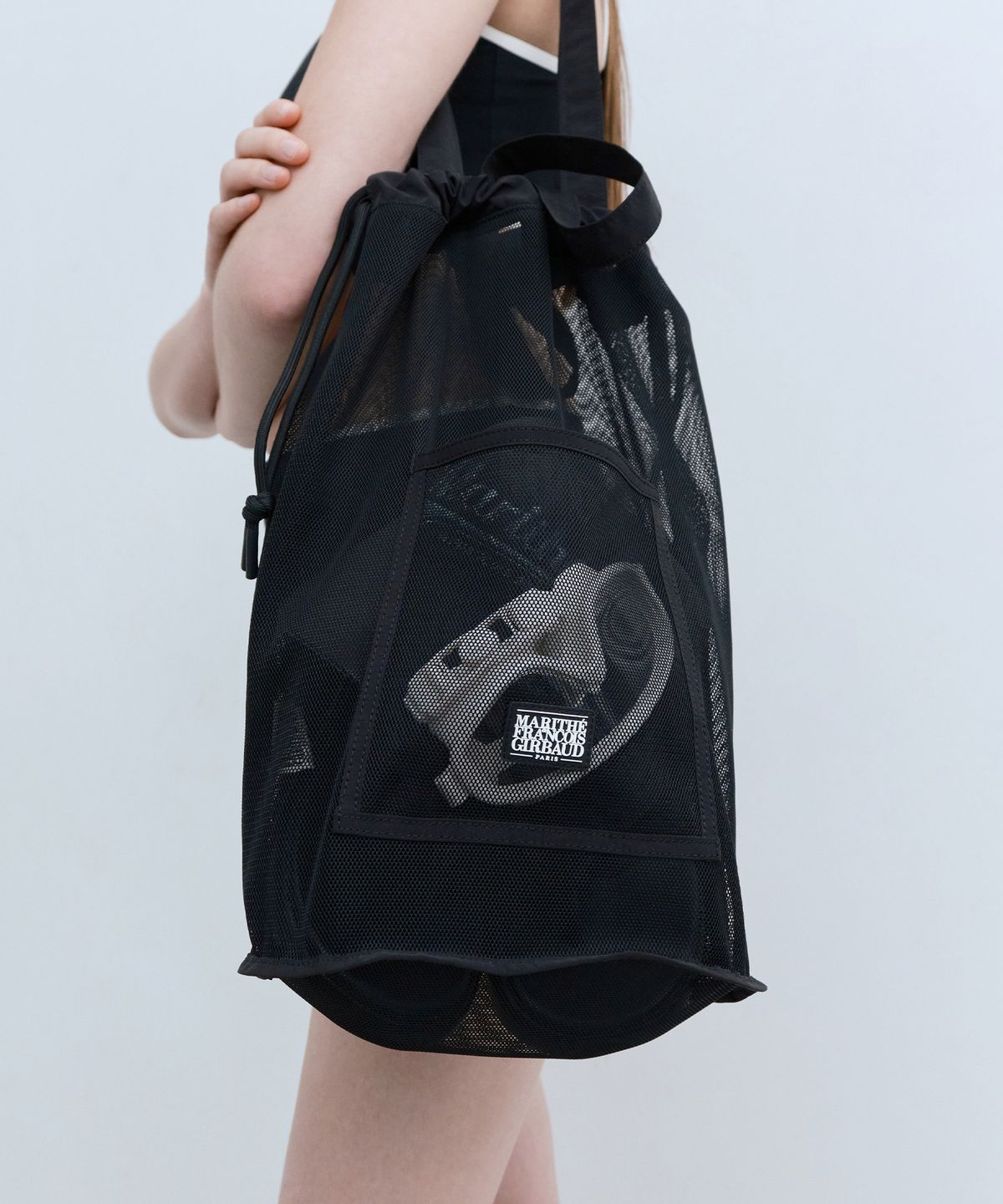 마리떼 스포츠(MARITHÉ SPORT) MOUVEMENT MESH 2WAY BAG black