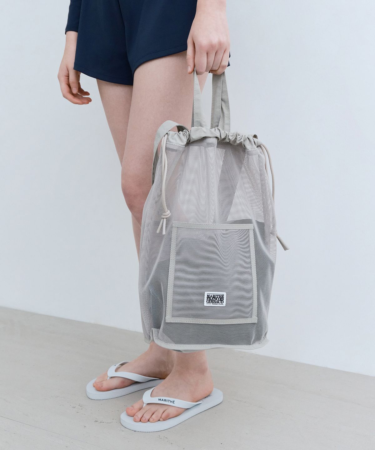 마리떼 스포츠(MARITHÉ SPORT) MOUVEMENT MESH 2WAY BAG gray