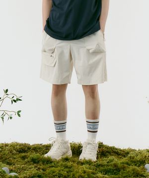 하일론 액티브 키네티쿨 카고 반바지 [크림]