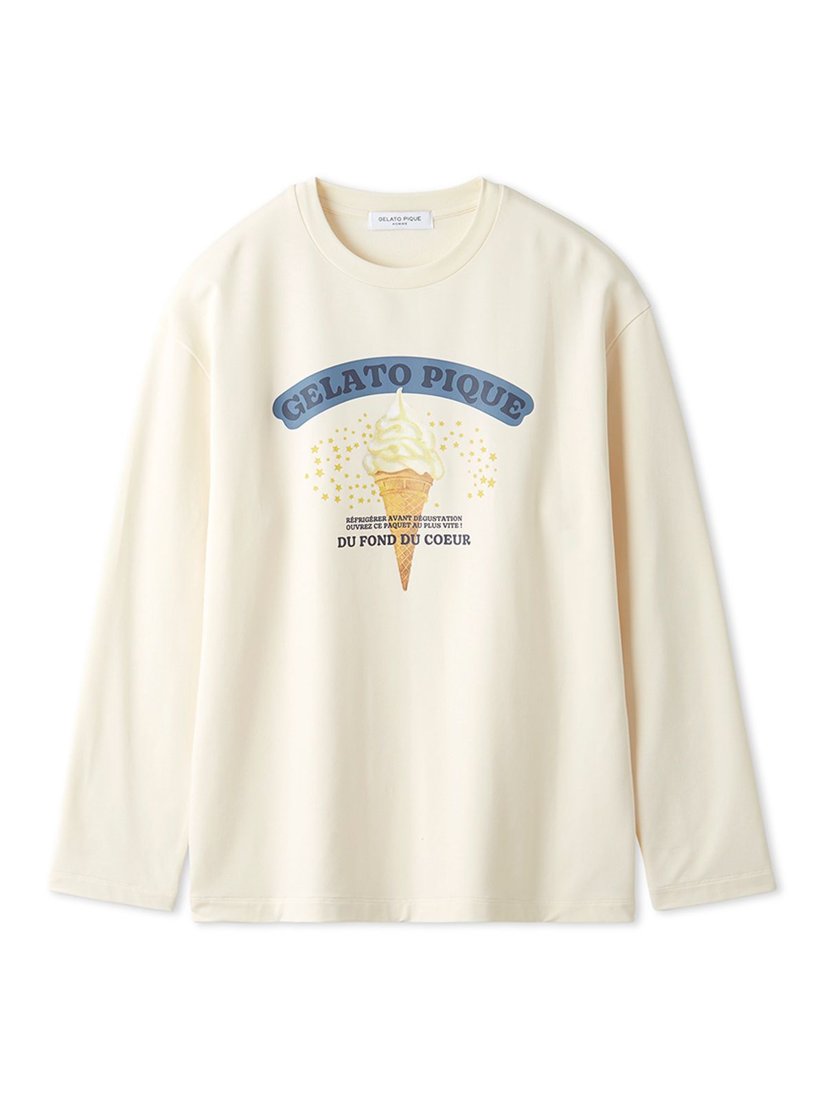 젤라또 피케(GELATO PIQUE) [HOMME] 소프트 크림 티셔츠 PMCT244953