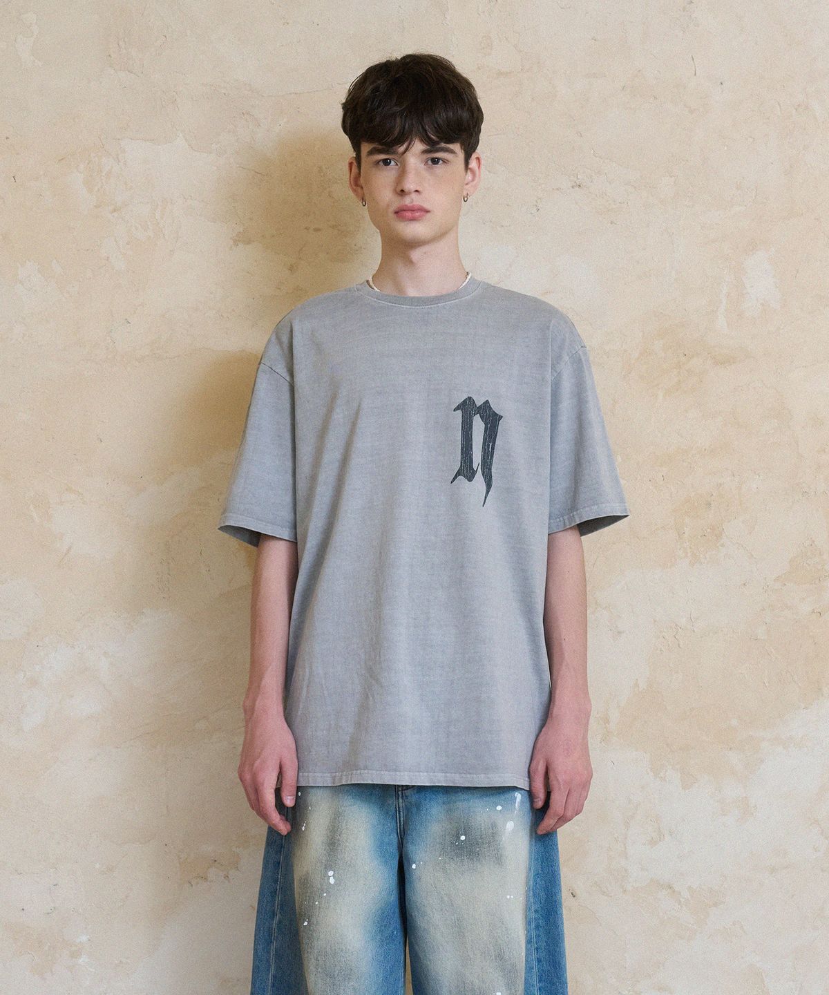 노운(NOUN) n logo vtg t-shirts (grey)