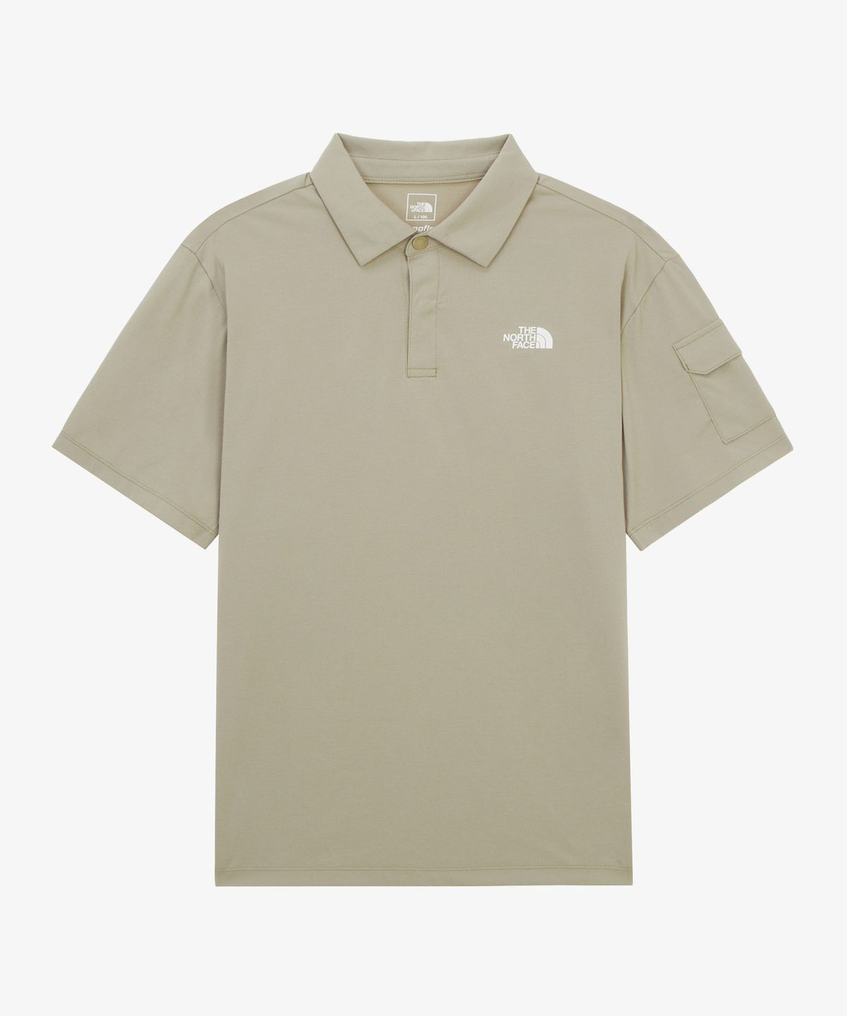 노스페이스(THE NORTH FACE) NT7PR09B 올데이 반팔 폴로 DARK_BEIGE