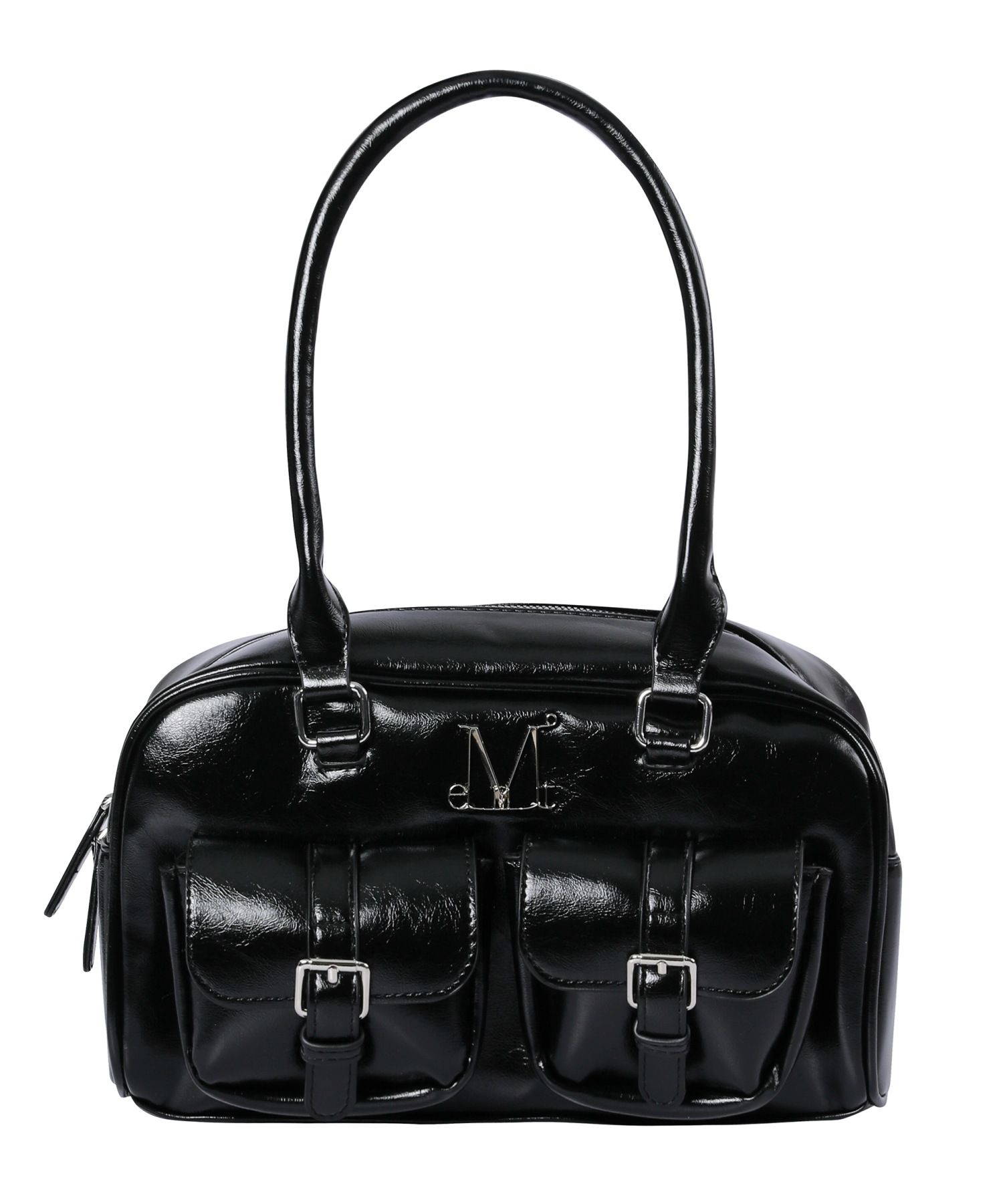 ショルダーバッグ・ポシェット MUCENT BIRUS L ENAMEL 2-BELT POCKET SHOULER BAG 5BMR0101 MUSINSA公式 | MUCENT Virus Metal Logo Enamel 2 Belt Pocket