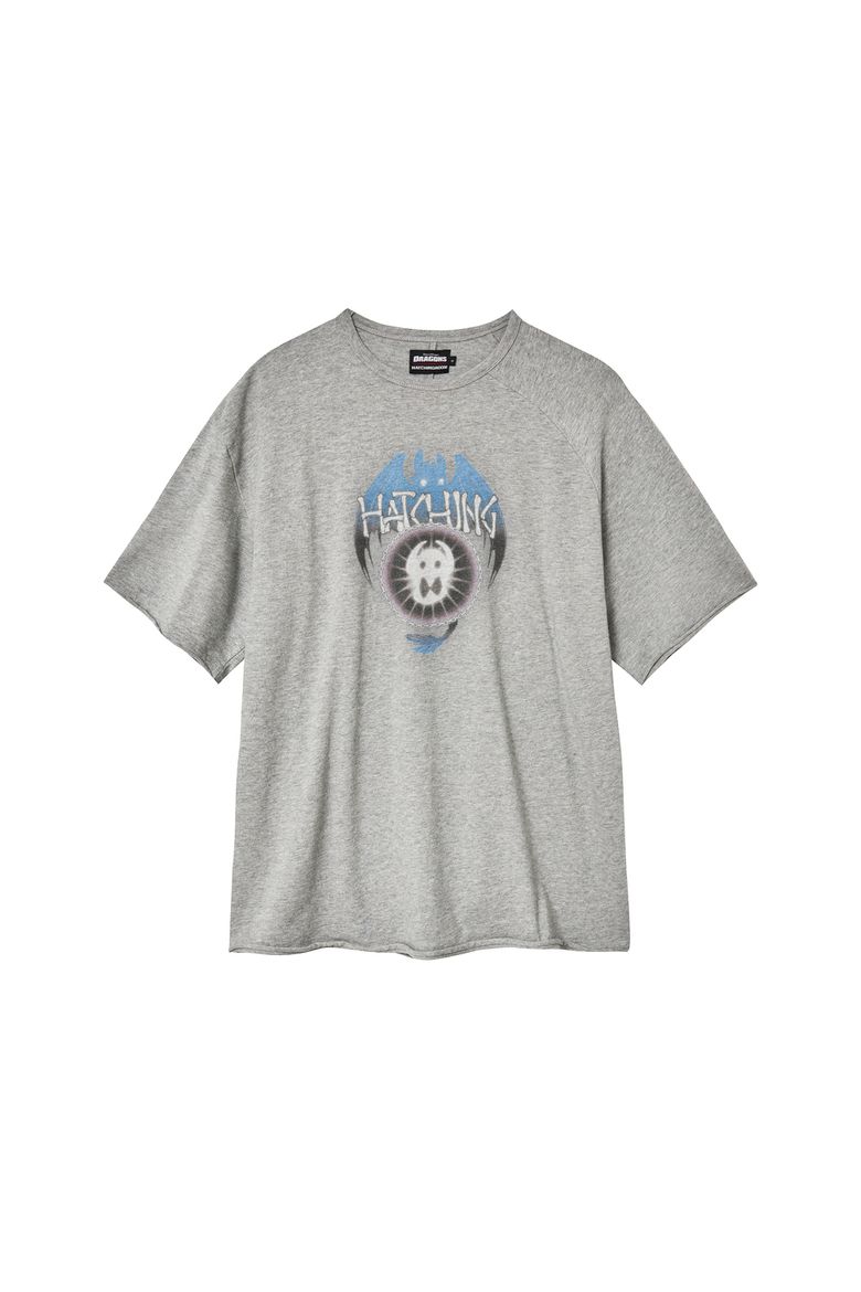 Hatching Dragon Tee M.Grey