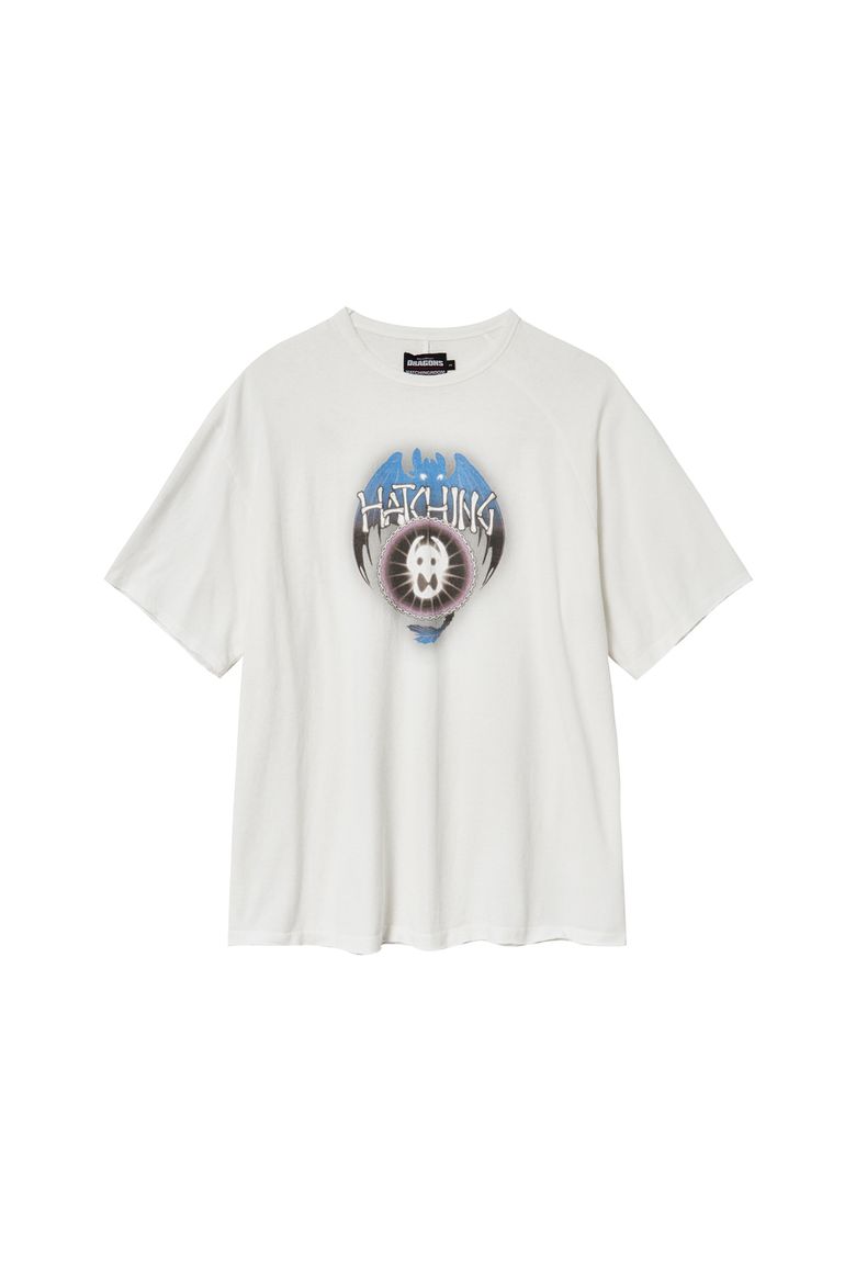 Hatching Dragon Tee White