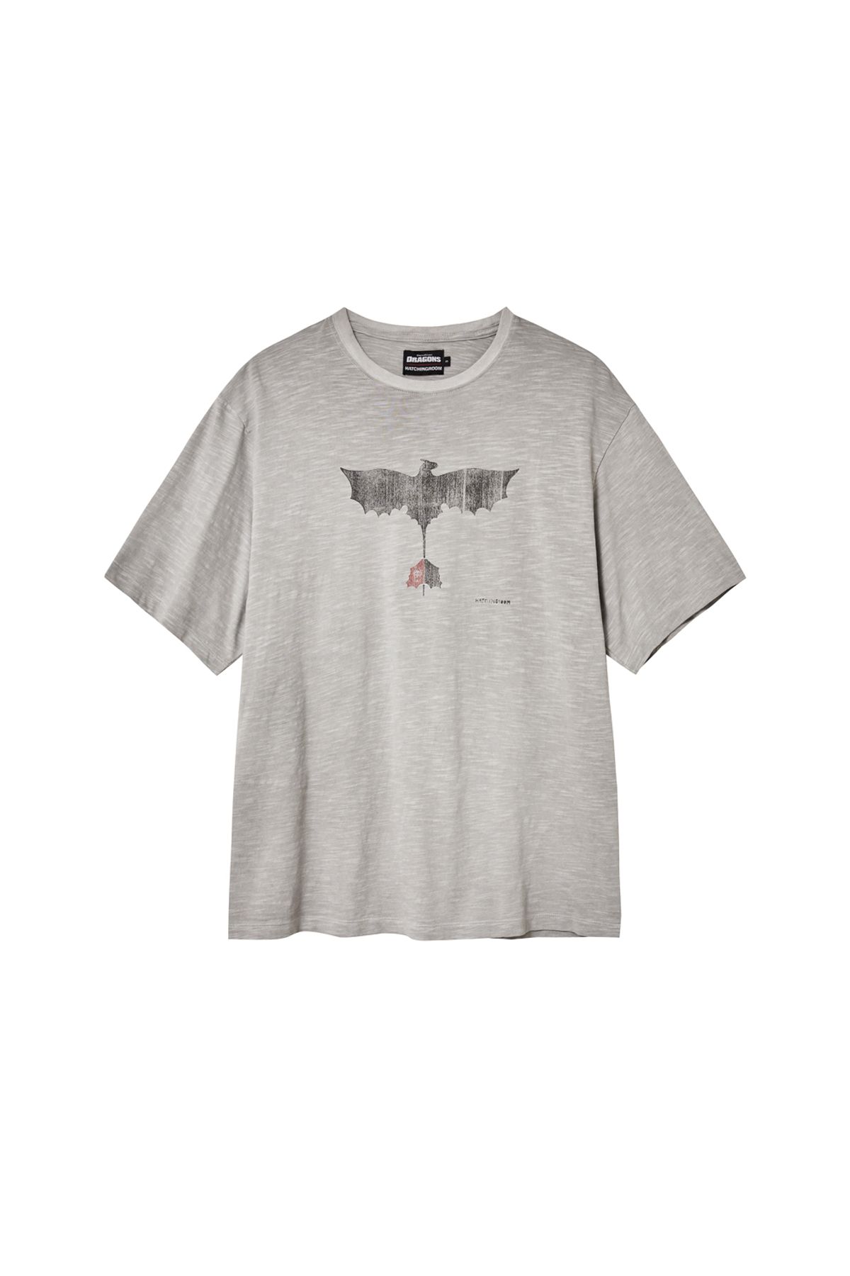 해칭룸(HATCHINGROOM) Toothless Slub Tee Grey