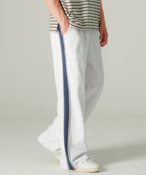 브레이스 세미 와이드 트랙팬츠 화이트오트밀 HSLP7808