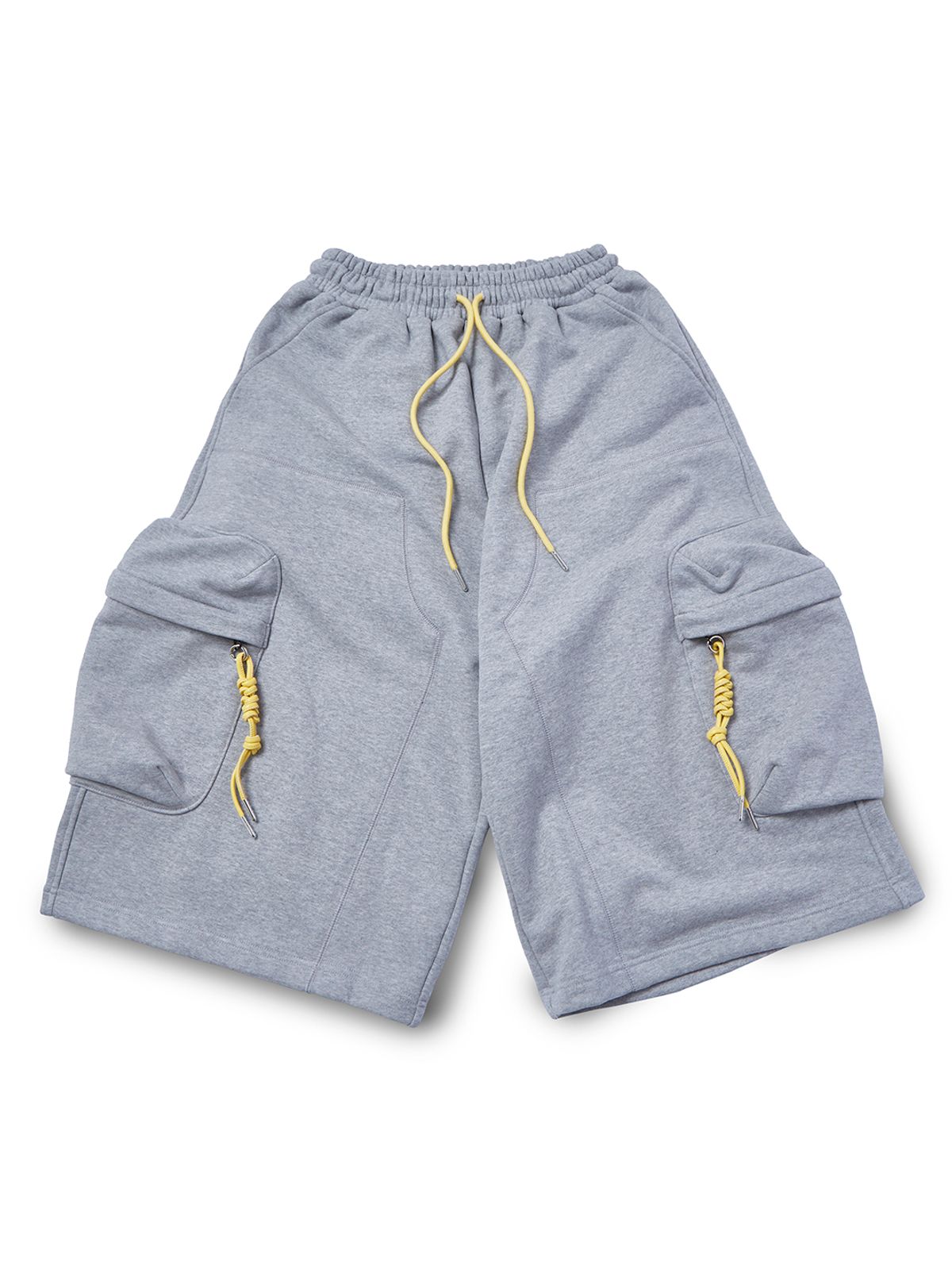 가먼츠팹(GARMENTS FAB) Cargo Bermuda Sweatpants (MELANGE GRAY)