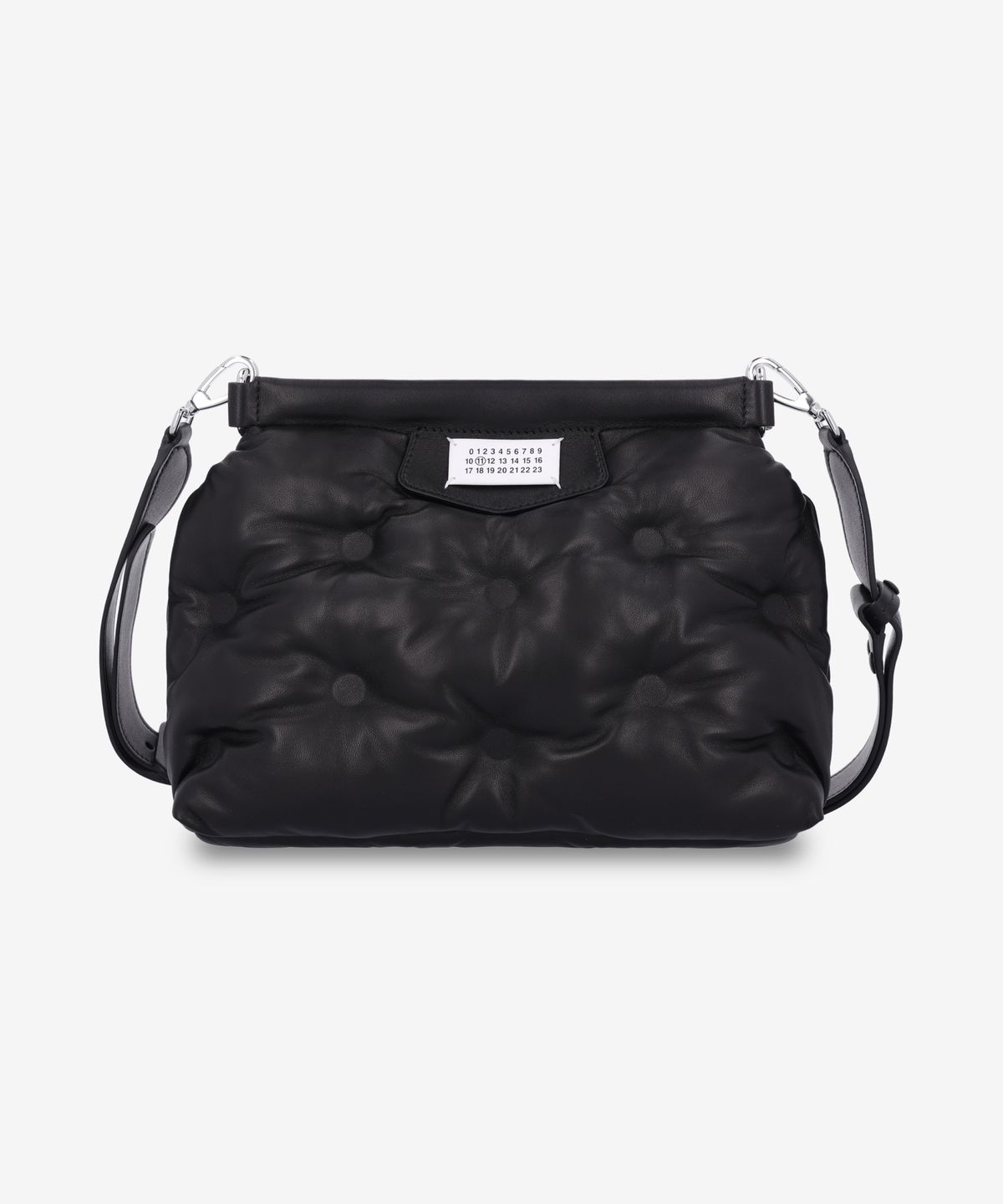 메종 마르지엘라(MAISON MARGIELA) 글램 슬램 클래식 스몰 숄더백 - 블랙 / SB1WG0028P4300T8013