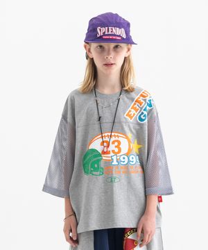 헬맷 메쉬 티셔츠 [그레이]