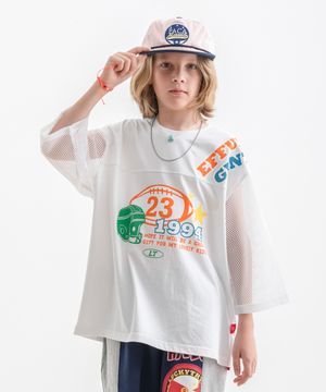 헬맷 메쉬 티셔츠 [화이트]