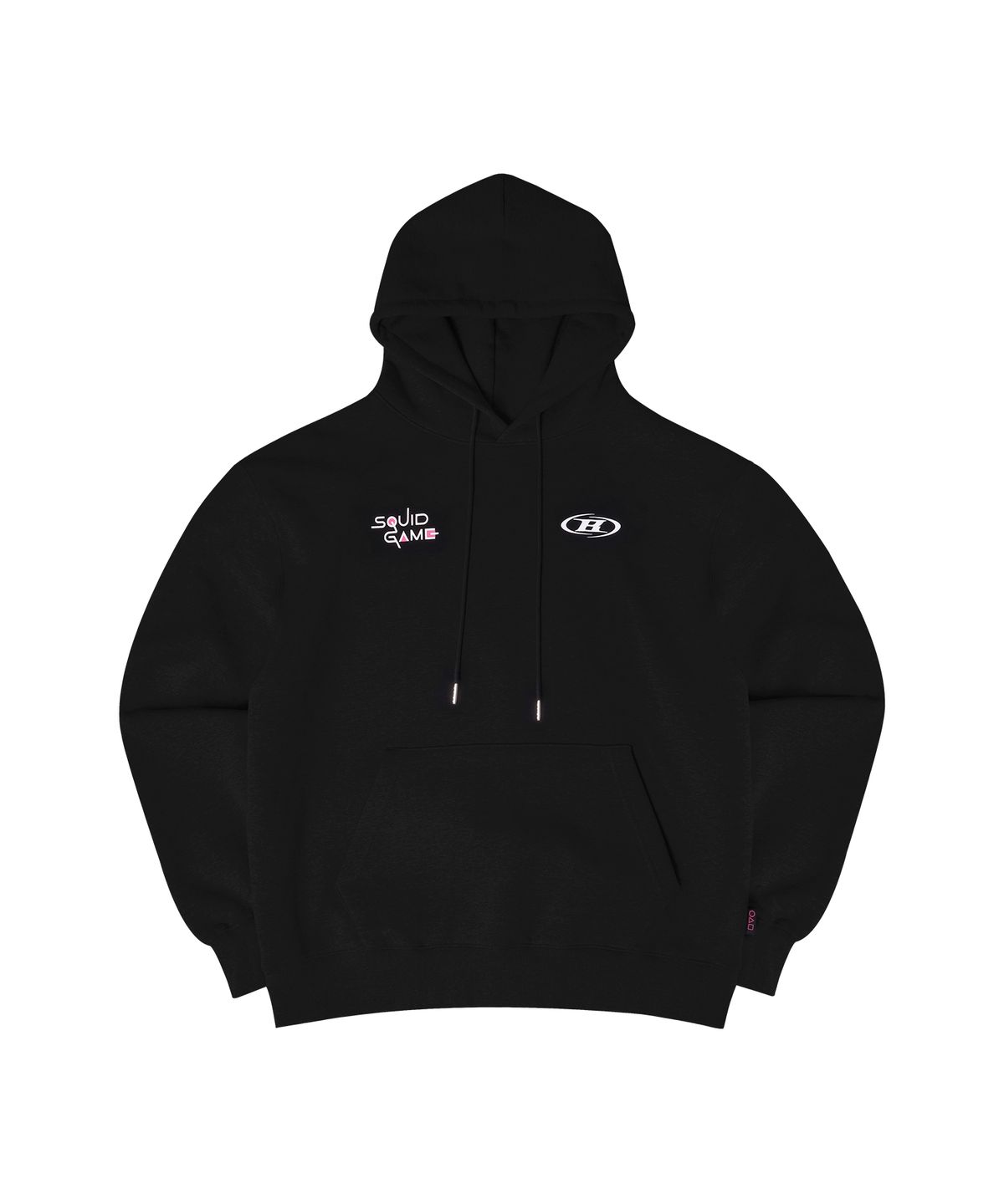 본투윈(BORN TO WIN) SQUID GAME CHARACTER HOODIE [BLACK]