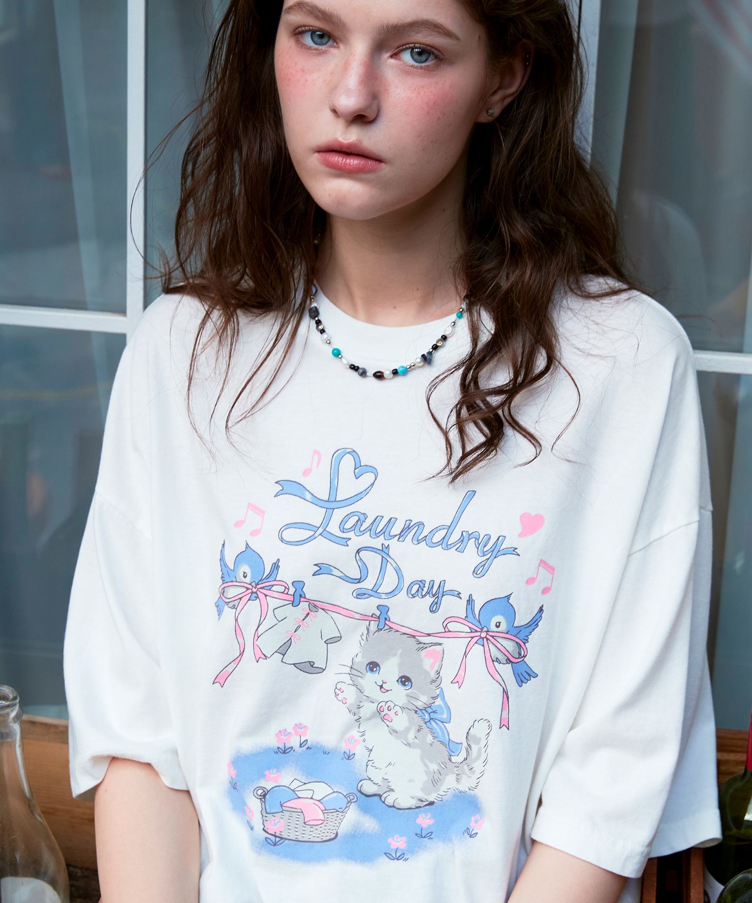 【CPGN STUDIO】25SS★ Laundry Day Pigment Short Sleeve Tee MUSINSA | CPGN STUDIO Laundry Day Pigment Short Sleeve T