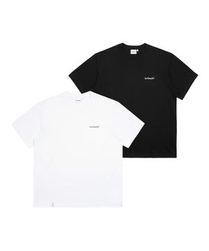 사인로고 쿨코튼 2PACK 반팔 티셔츠 - MIX